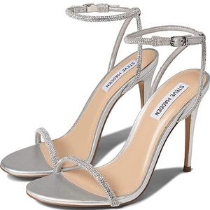 Steve Madden Silver Rhinestone Shoes
